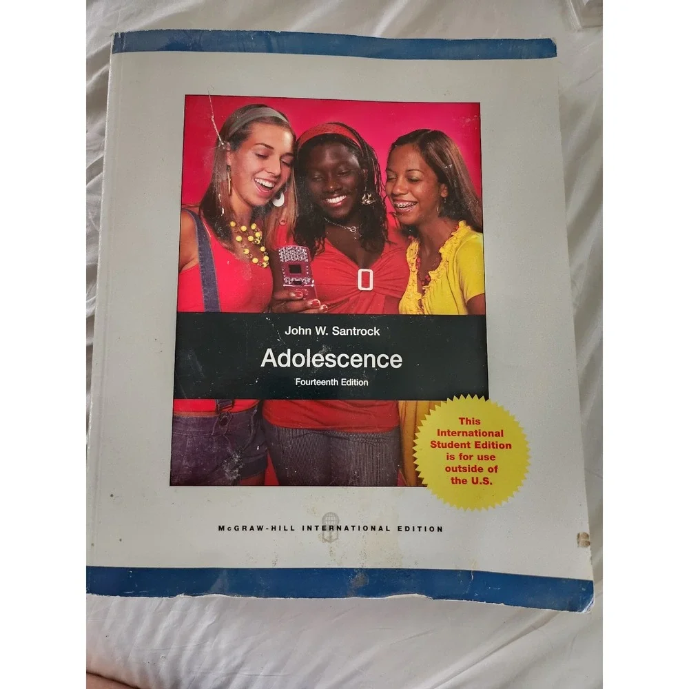 Adolescence by John Santrock Fourteenth Edition 14th  ISBN   9780071316415‎ 2012